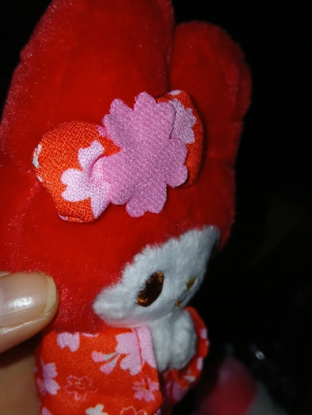Sanrio #MyMelody Red and White Plush #keychain
